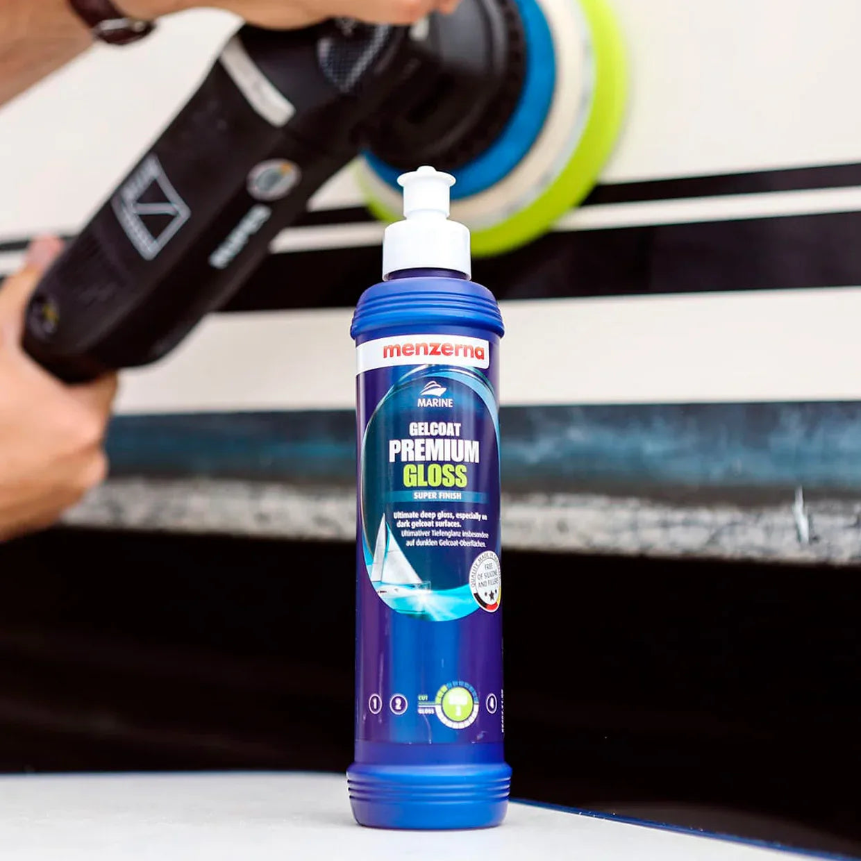 Menzerna Marine: Gelcoat Premium Gloss - All Class Detailing