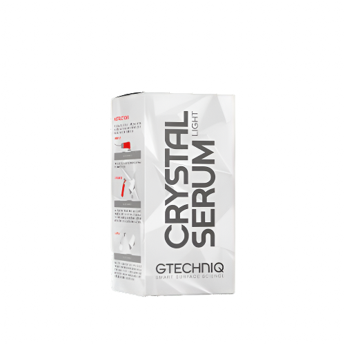Gtechniq Crystal Serum Light packaging on a white background