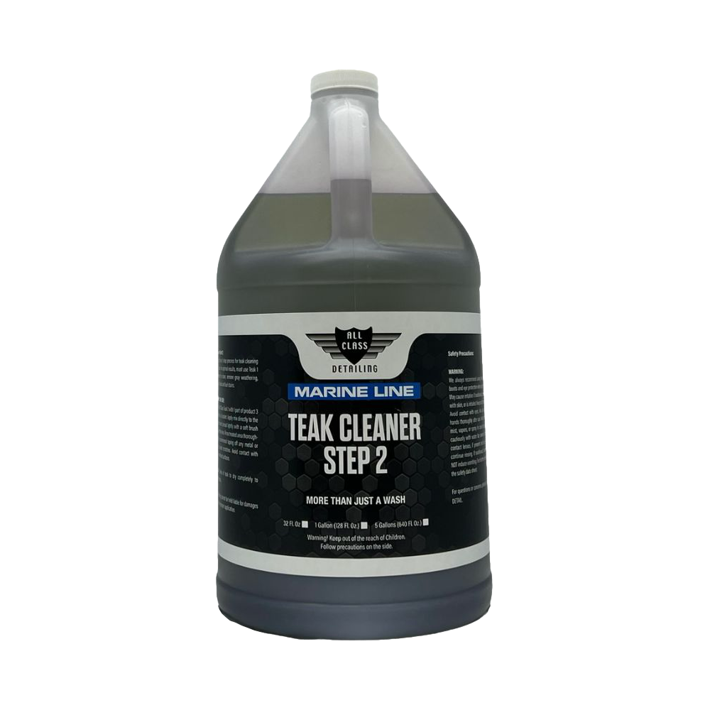 All Class Detailing Marine Teak Brightener Step 2